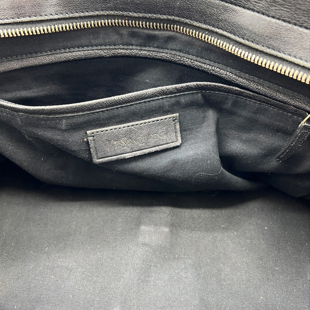 YSL Vintage Y Cabas Black Bag - Picture 12 of 13